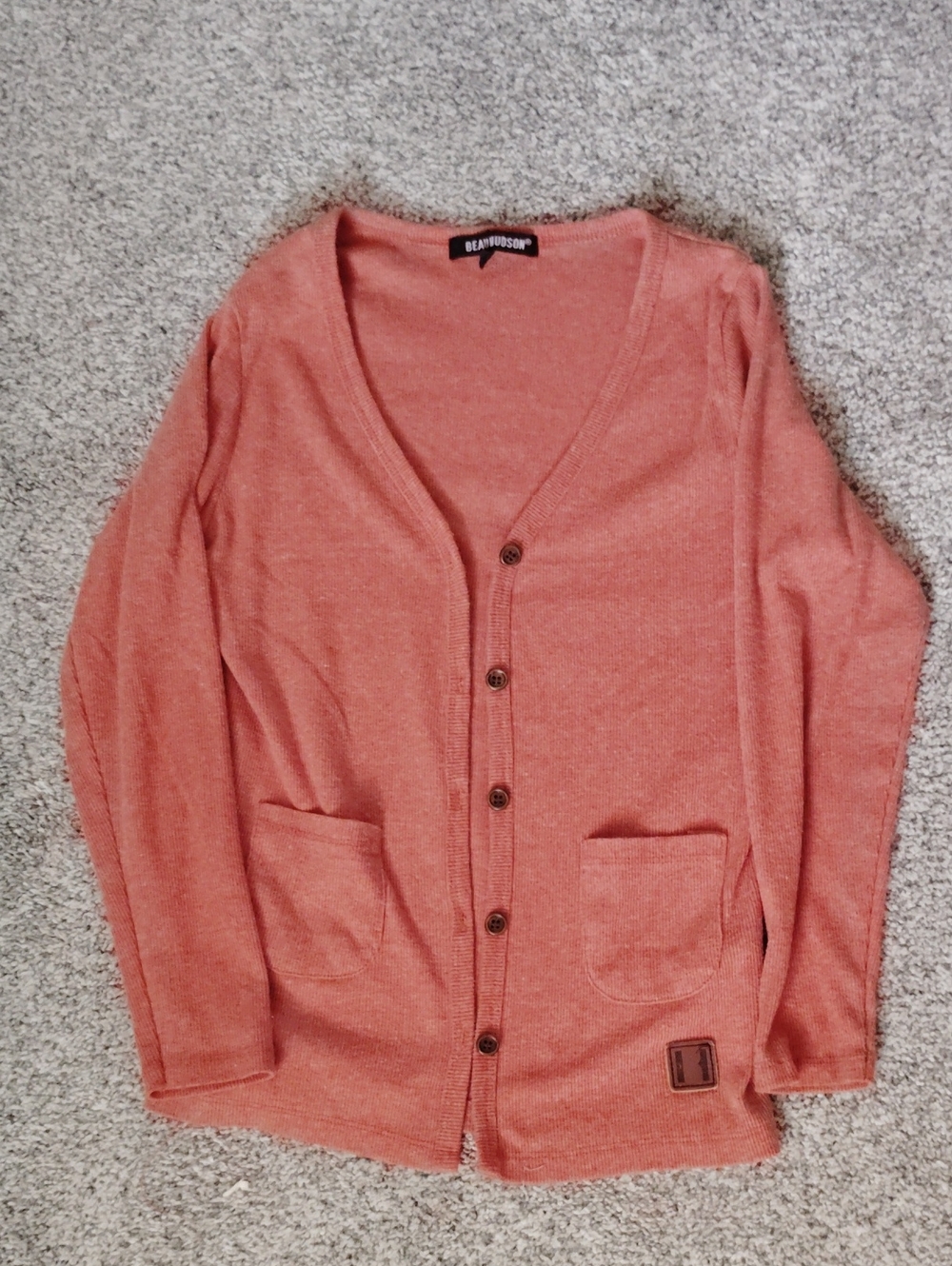 Beau Hudson Kids' Coral Button-Up Cardigan Sweater